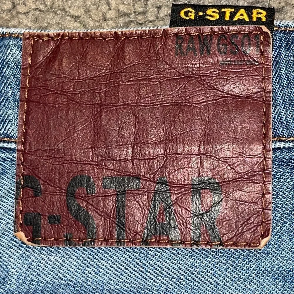 G-Star RAW Arc 3D GS01 Slim Jeans - Medium Vintage Aged Denim Wash Men's Sz. 30